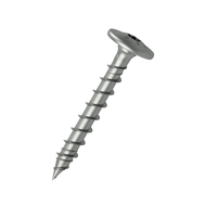 Vis 6x160mm - Tête Plate - Bte 50 Pie - STARDRIVE GPR - Filetage Partiel